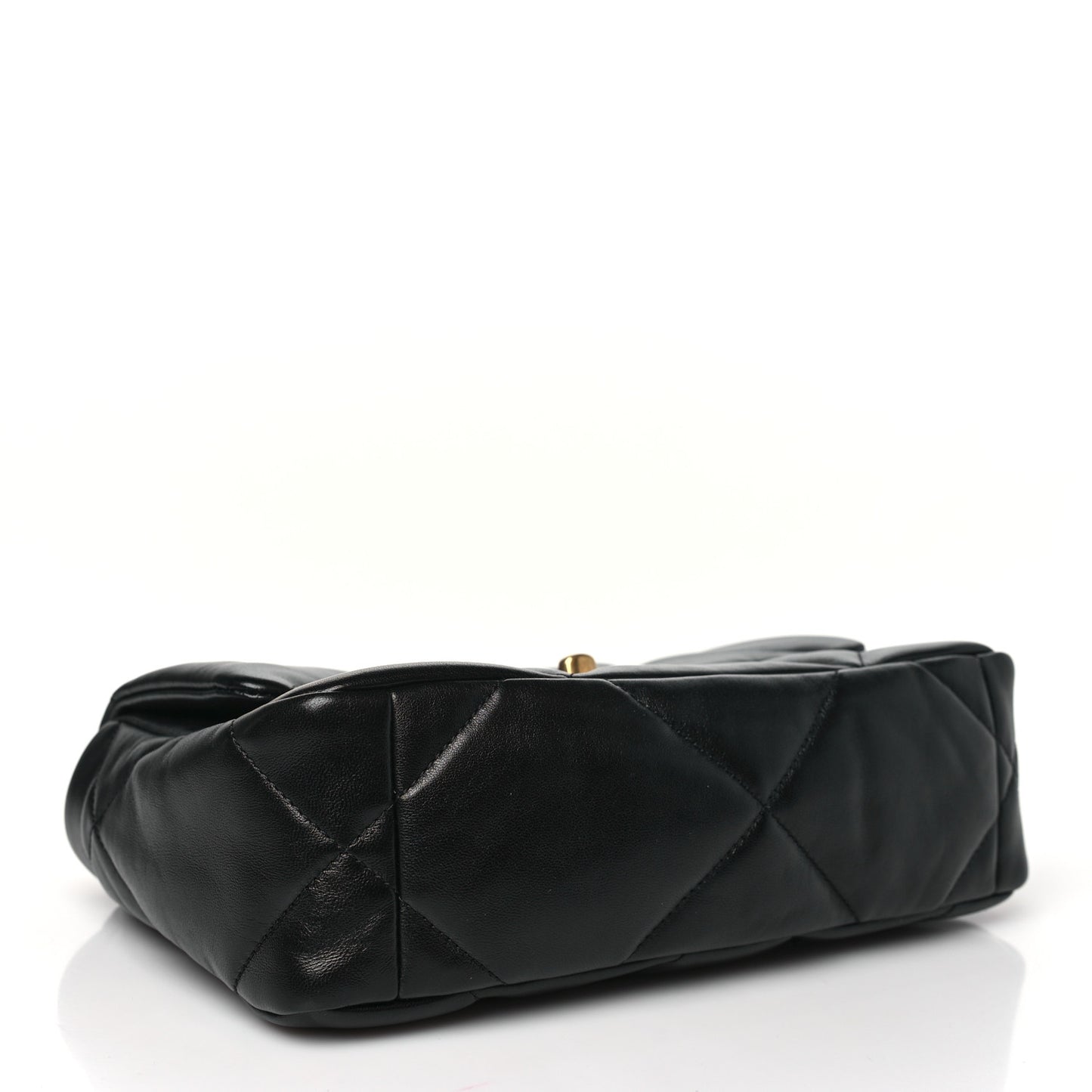Lambskin Quilted Medium Chanel 19 Flap Black