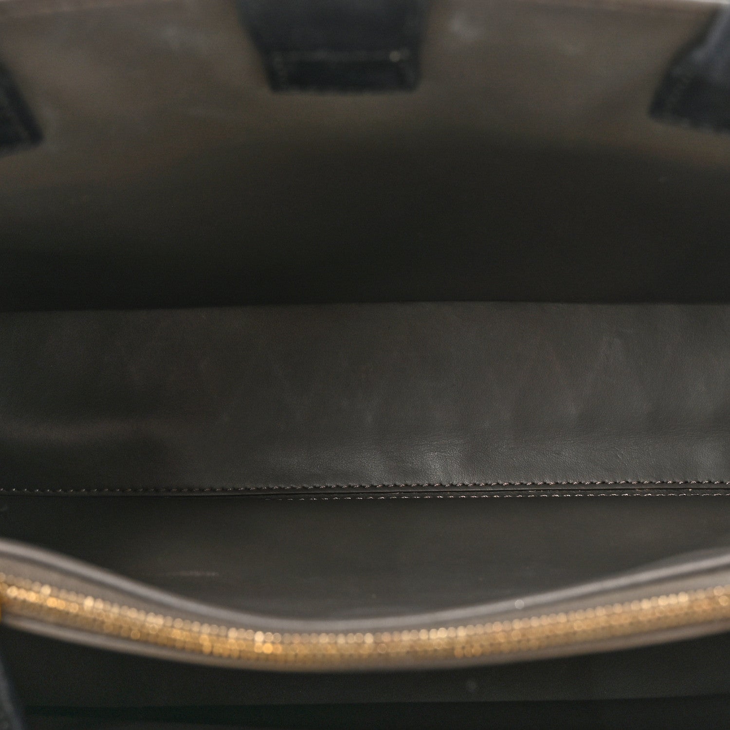 Fendi Vitello Dolce Century Petite 2Jours Tote Black Carbone 6 of 14