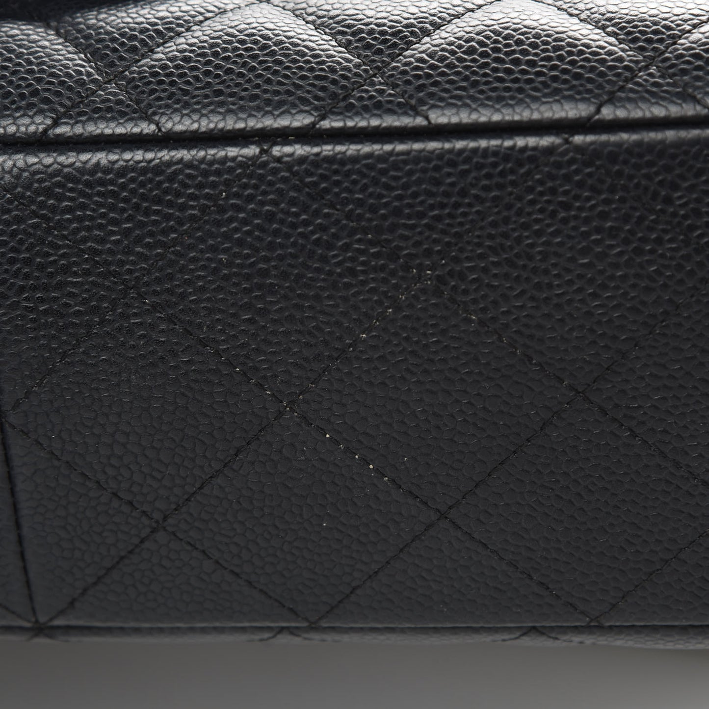 Caviar Quilted Jumbo Single Flap Black