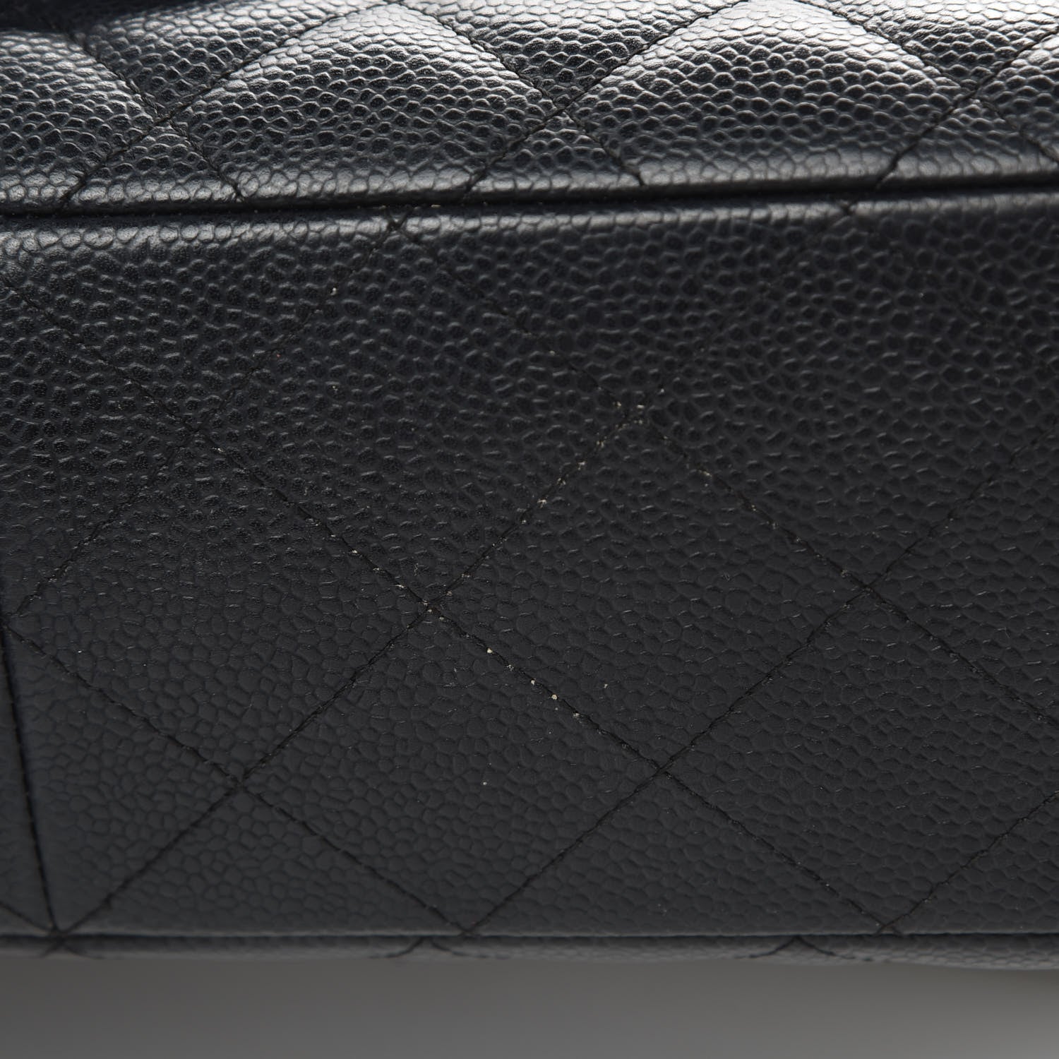 Chanel Caviar Quilted Jumbo Single Flap Black 12 of 13