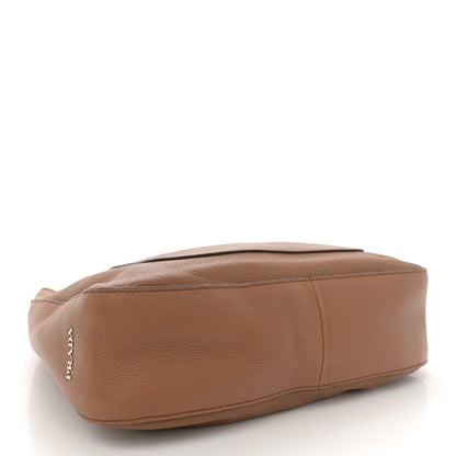 Prada Vitello Daino Medium Pocket Hobo Bag Cannella 4 of 12