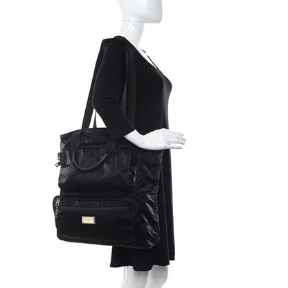 Dolce & Gabbana Nylon Sicilia DNA Messenger Tote Bag Black 2 of 9