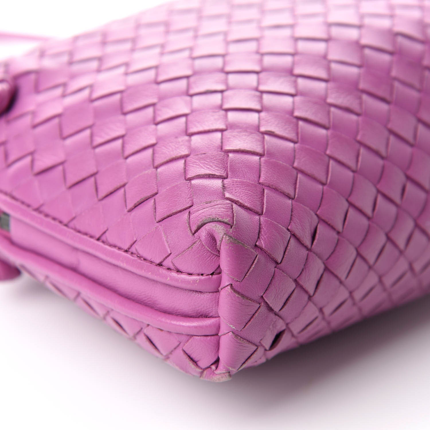 Bottega Veneta Nappa Intrecciato Nodini Bag Ametiste 6 of 9