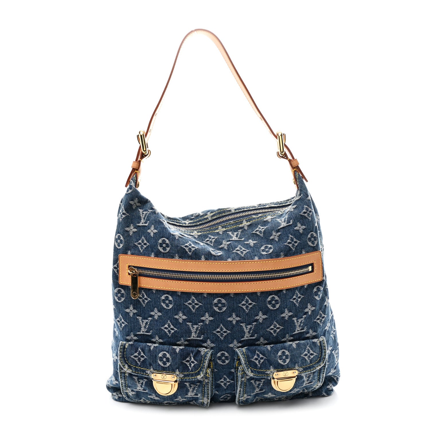 Louis Vuitton Denim Baggy GM Blue 1 of 9