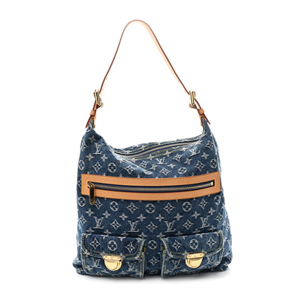 Louis Vuitton Denim Baggy GM Blue 1 of 9