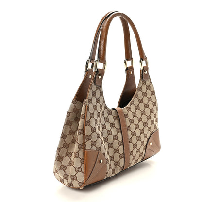 Gucci Monogram Calfskin Large Bardot Shoulder Bag Brown 3 of 9