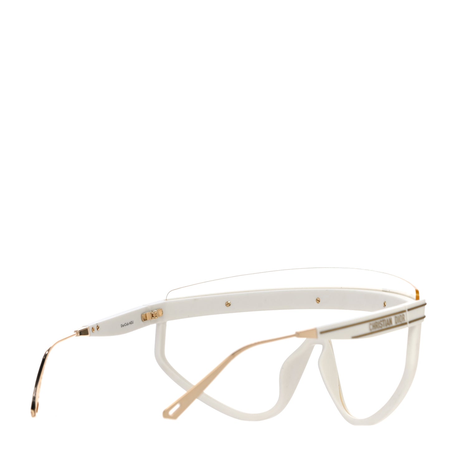 Mask DiorClub M2U Sunglasses Translucent Ivory