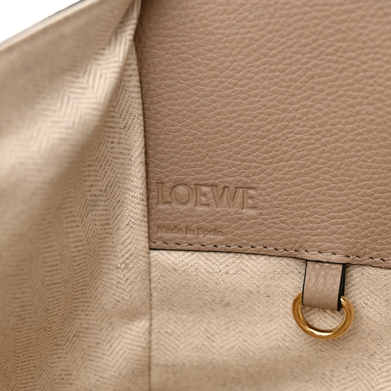 Loewe Calfskin Small Hammock Shoulder Bag Sand Mink 6 of 10