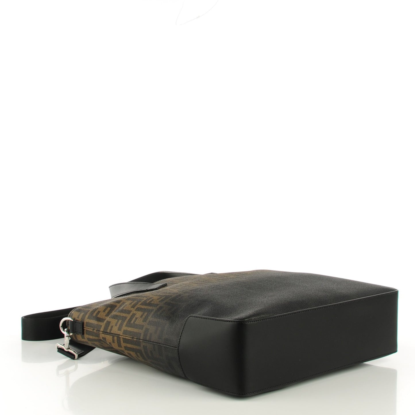 Zucca Spalmati Degradé Top Handle Convertible Tote Tobacco Black