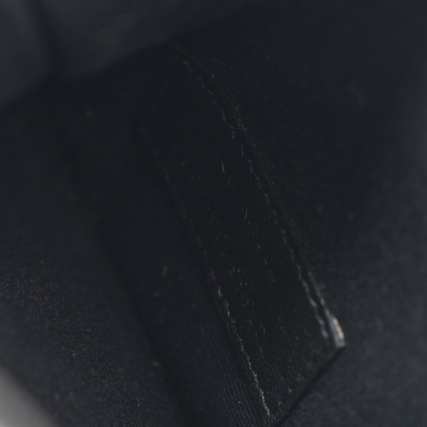 Calfskin Crocodile Embossed Monogram Uptown Baby Pouch Black