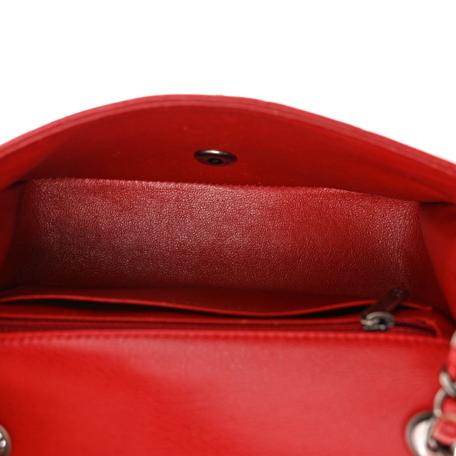 Chanel Caviar Quilted Mini Rectangular Flap Red 5 of 12