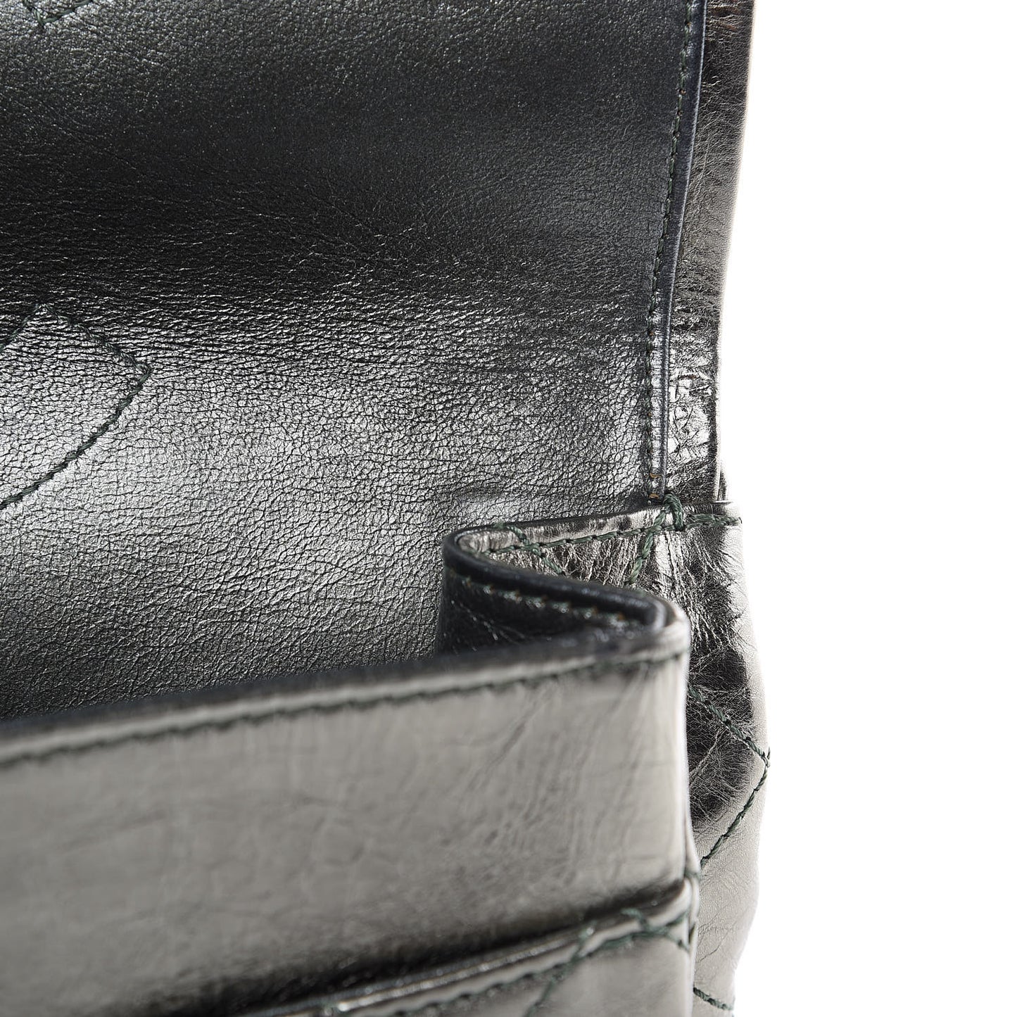Metallic Aged Calfskin Quilted 2.55 Reissue 227 Flap