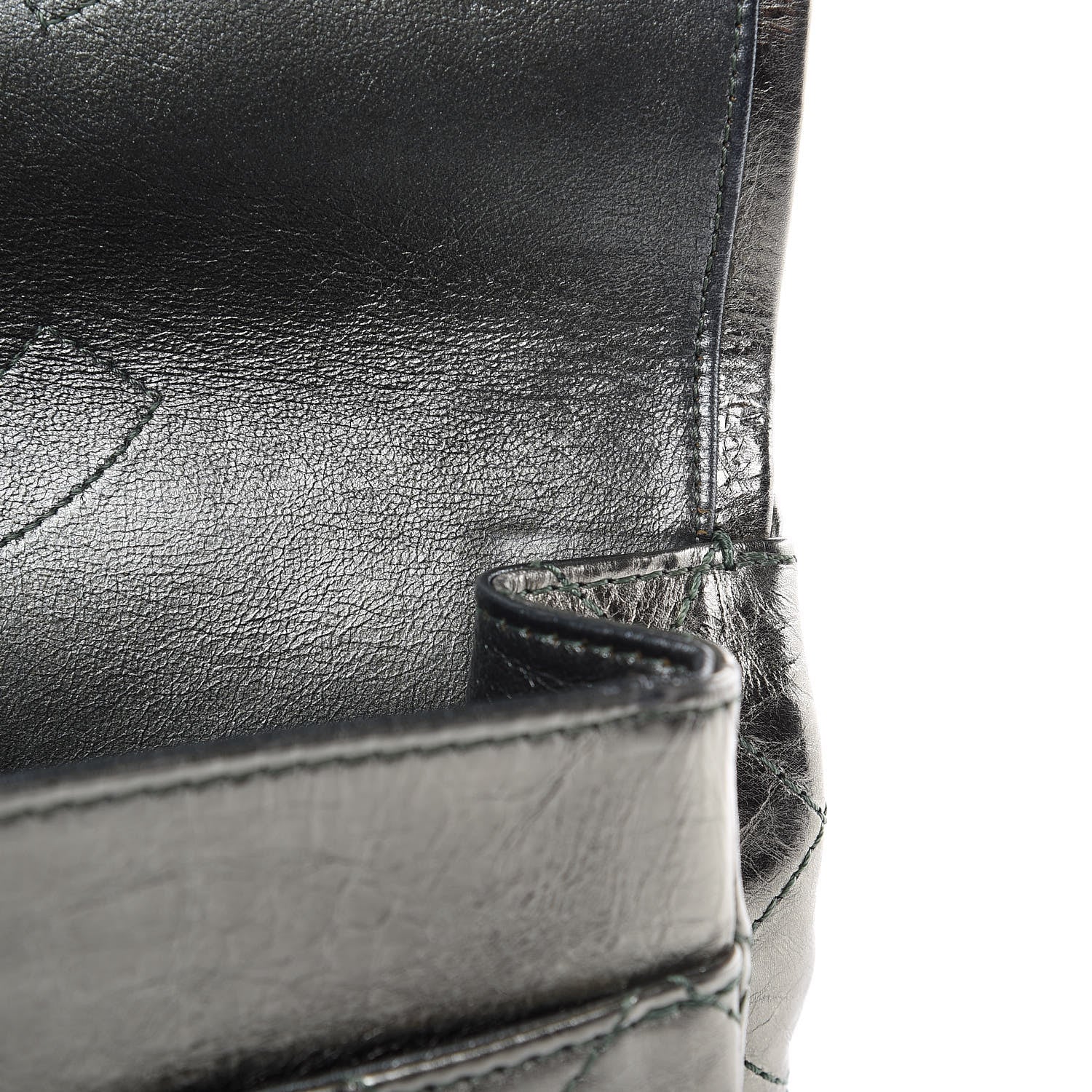Chanel Metallic Aged Calfskin Quilted 2.55 Reissue 227 Flap 8 of 15