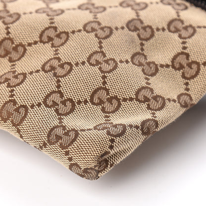 Gucci GG Monogram Double Pocket Belt Bag Dark Brown 10 of 11