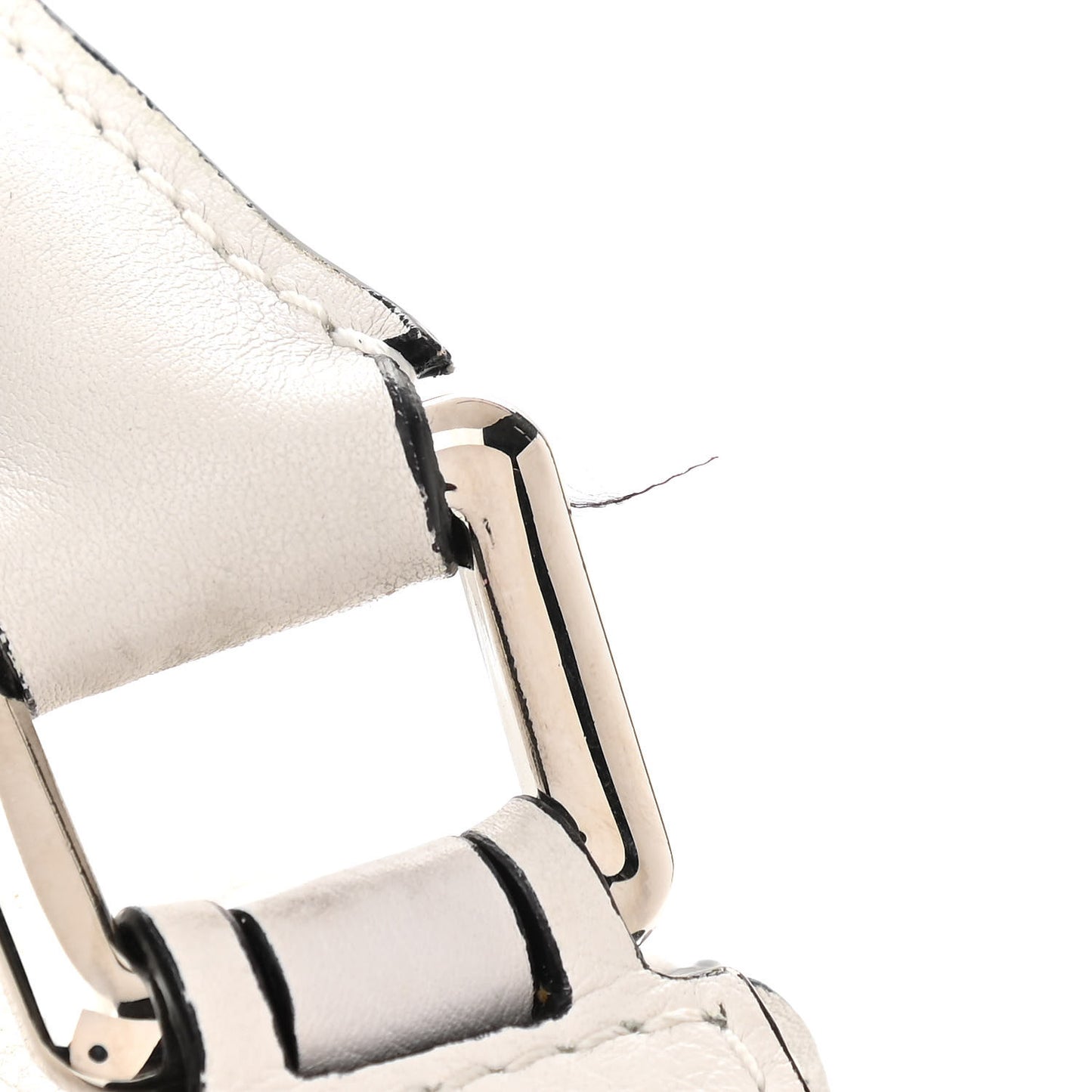 Calfskin Small Puzzle Bag White