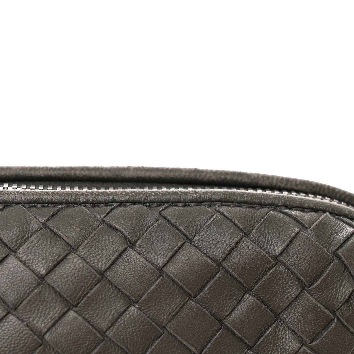 Bottega Veneta Nappa Intrecciato Nodini Crossbody Messenger New Light Grey 13 of 16