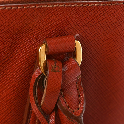 Prada Saffiano Large Galleria Double Zip Tote Bacca 9 of 10