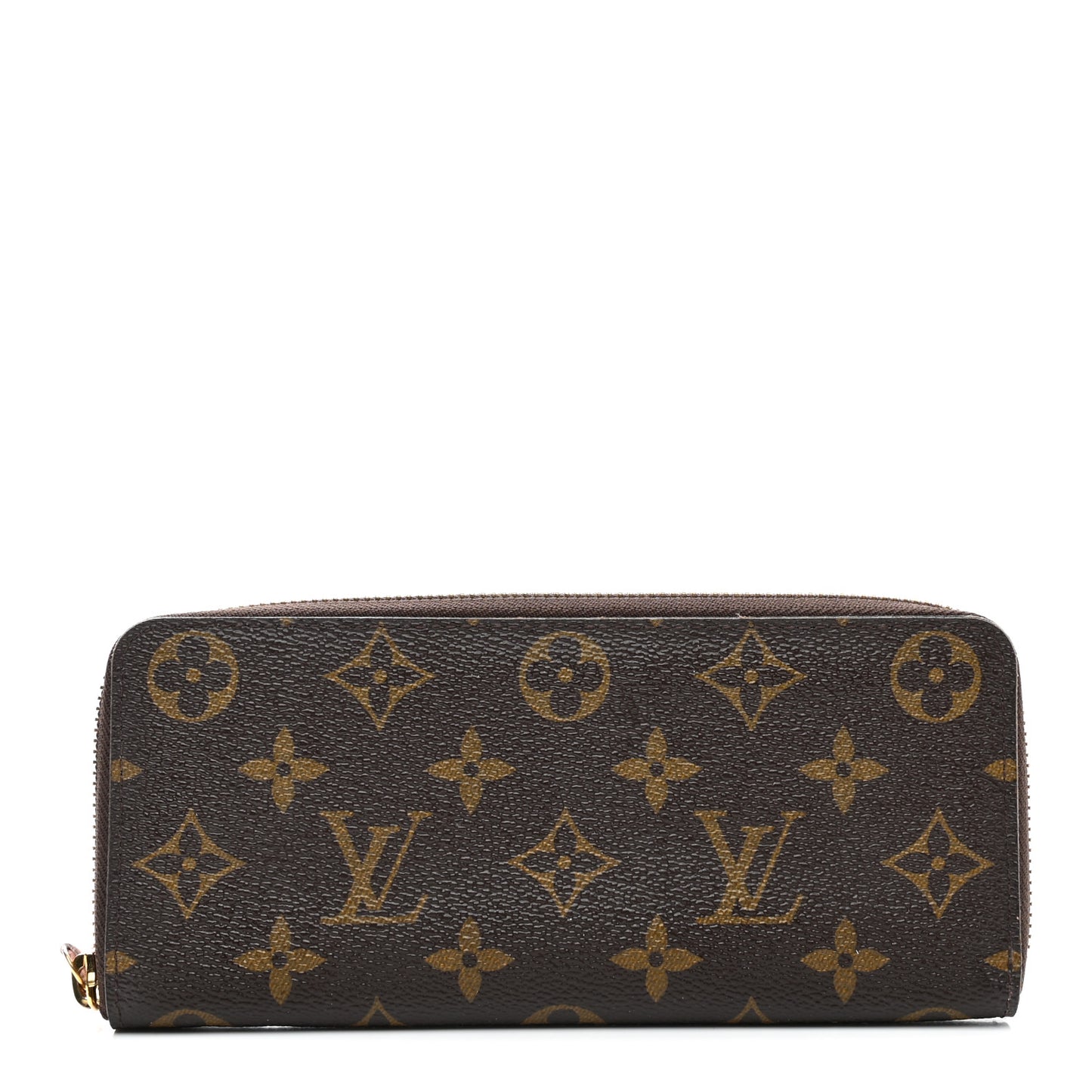 Monogram Clemence Wallet Rose Ballerine