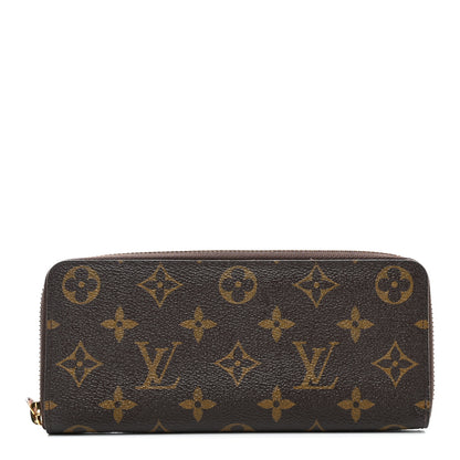 Louis Vuitton Monogram Clemence Wallet Rose Ballerine 1 of 13