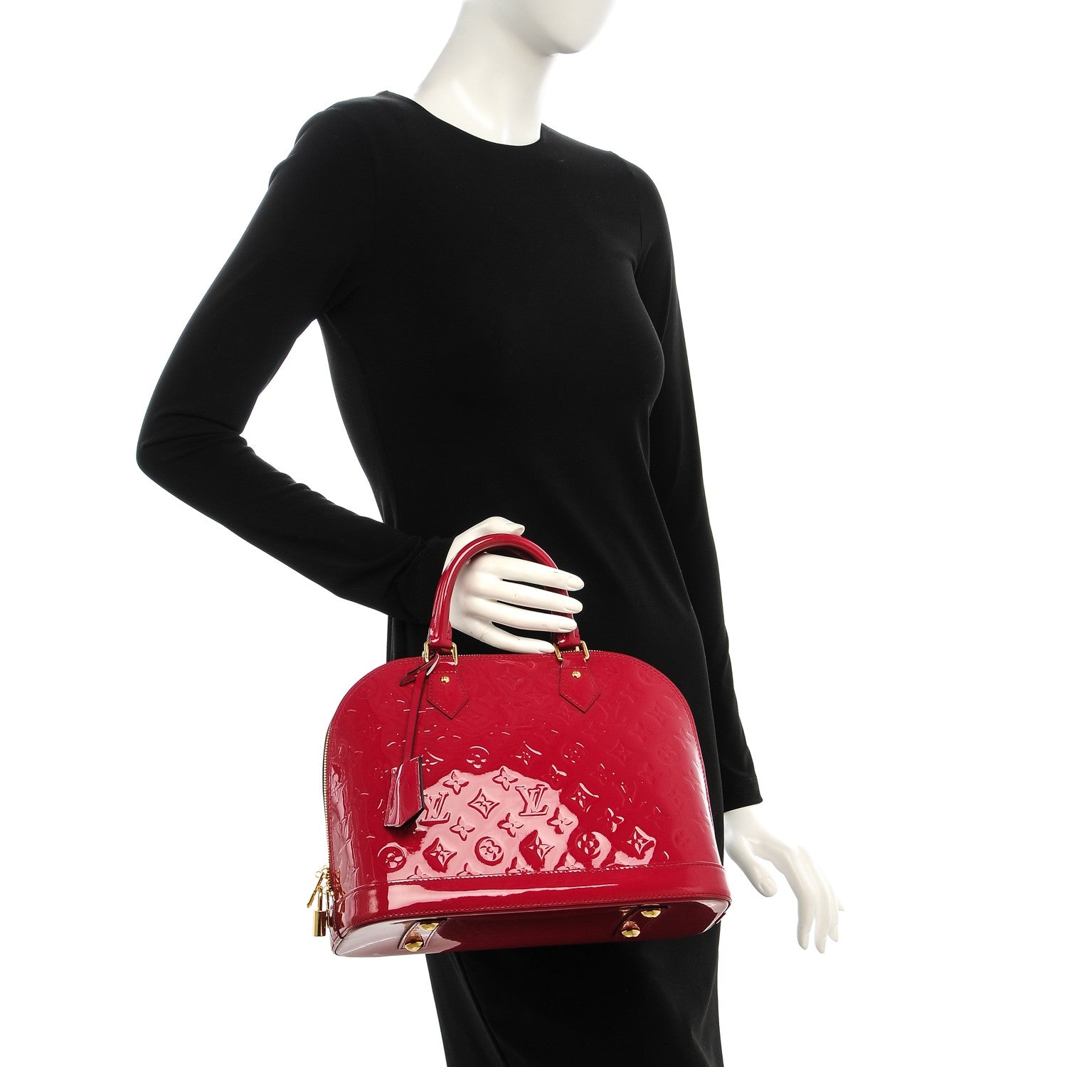 Louis Vuitton Vernis Alma PM Rose Indien 2 of 6