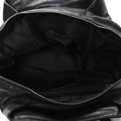 Chanel Caviar Square Stitched Medium Tote Black 4 of 5