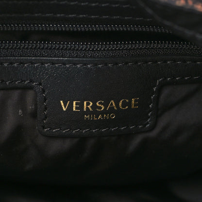 Versace Fabric Calfskin Baroque Print Tote Multicolor 6 of 9