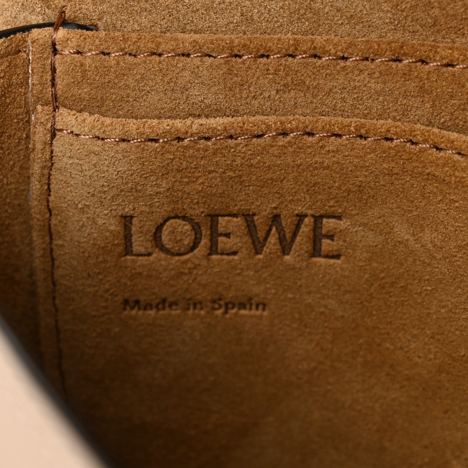 Loewe Calfskin Jacquard Mini Gate Dual Bag Sand 6 of 10