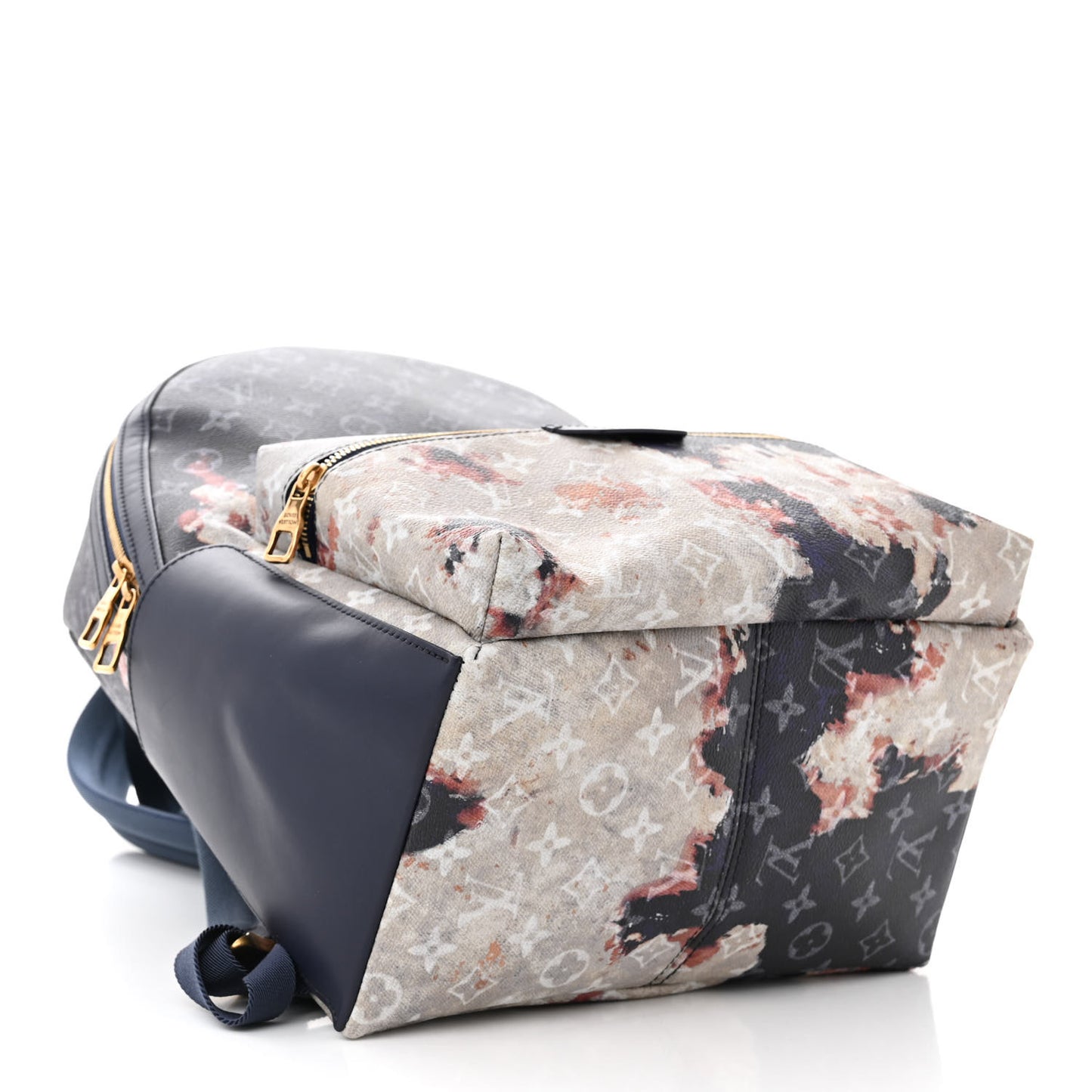 Monogram Bleach Discovery Backpack PM Ink Blue