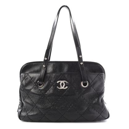 Chanel Glazed Calfskin On the Road Zip Tote Black 1 of 11