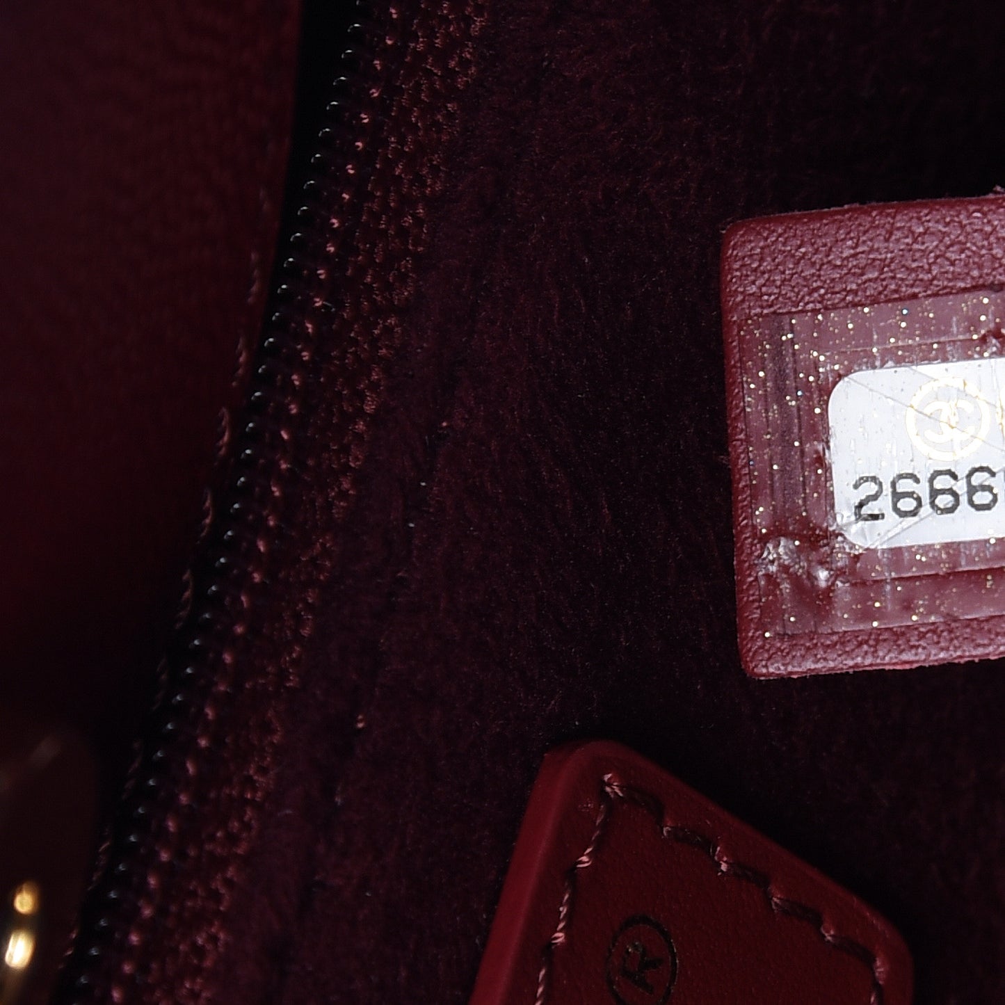 Caviar Small Studded Deauville Tote Red
