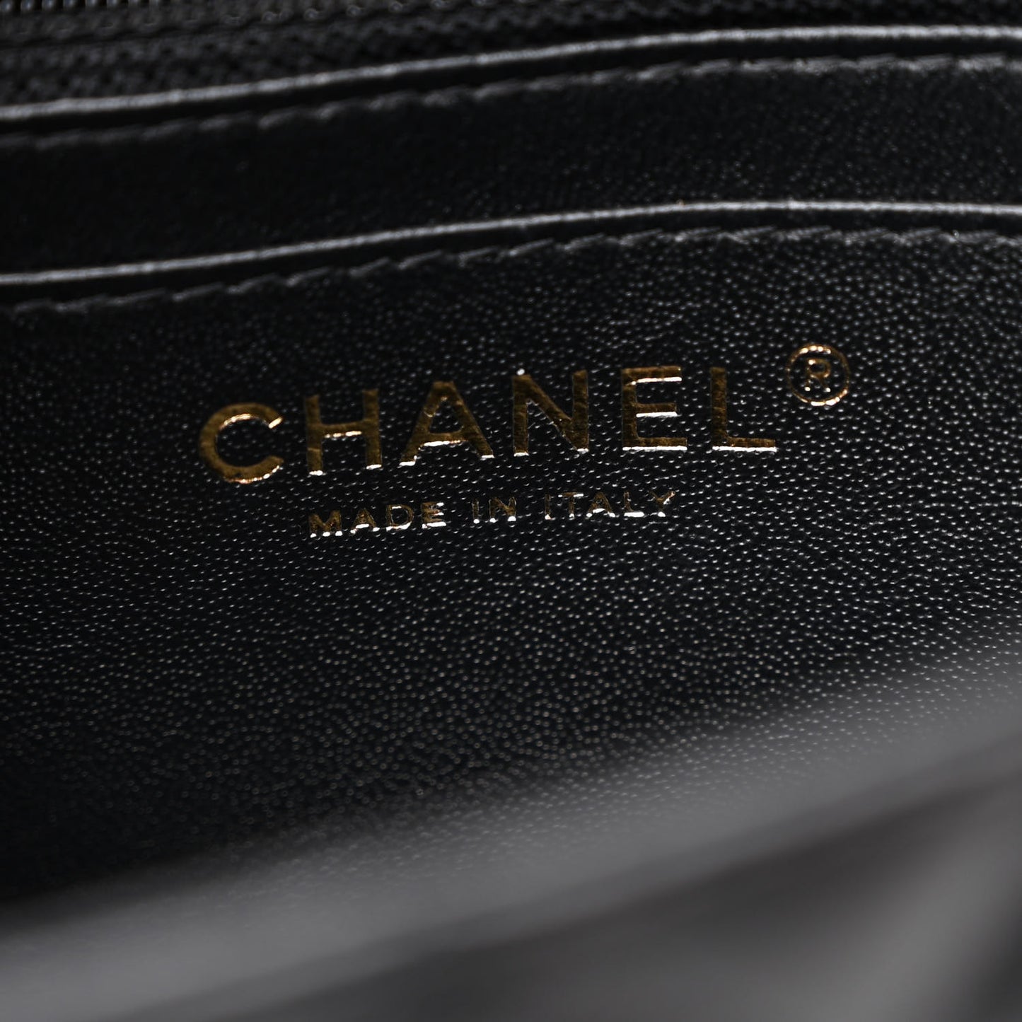 Lambskin Quilted Mini Rectangular Flap Black
