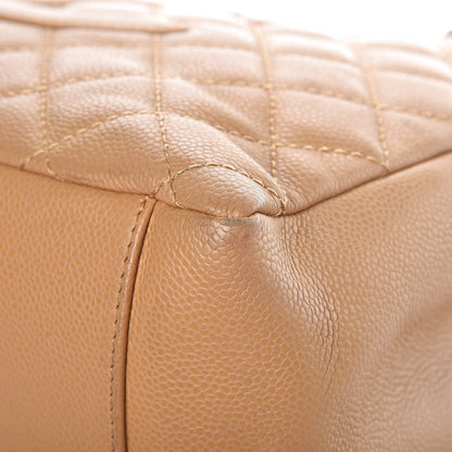 Chanel Caviar Quilted Grand Shopping Tote GST Beige 11 of 25