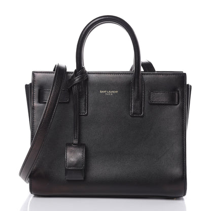 Saint Laurent Calfskin Nano Sac de Jour Black 1 of 16