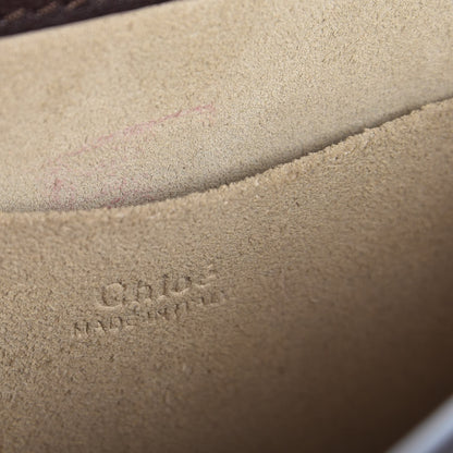 Chloe Calfskin Suede Medium Nile Bracelet Bag Carbon Brown 8 of 10