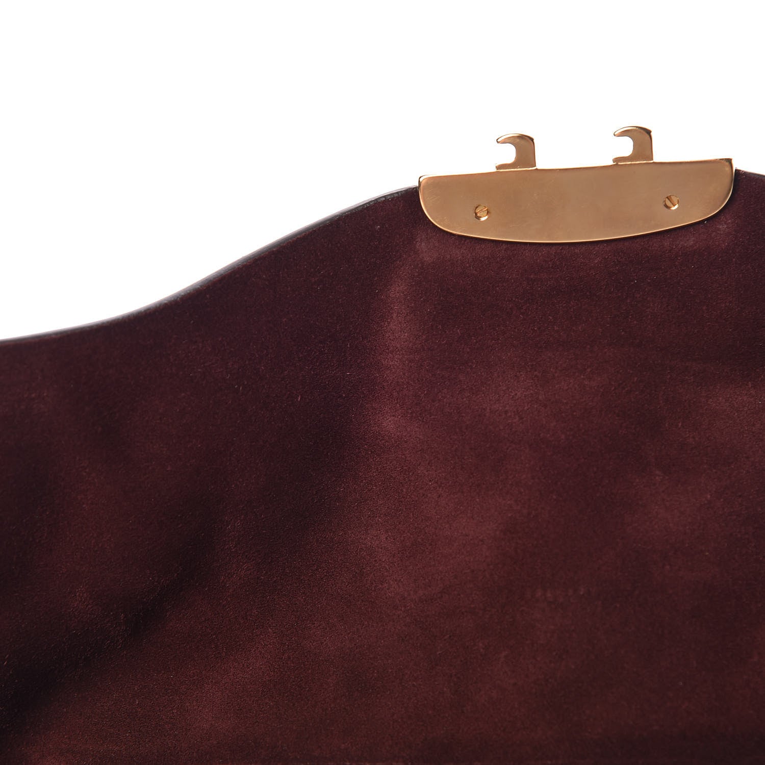 Prada Scamosciato Suede Foldover Pushlock Chain Satchel Prugna 13 of 18