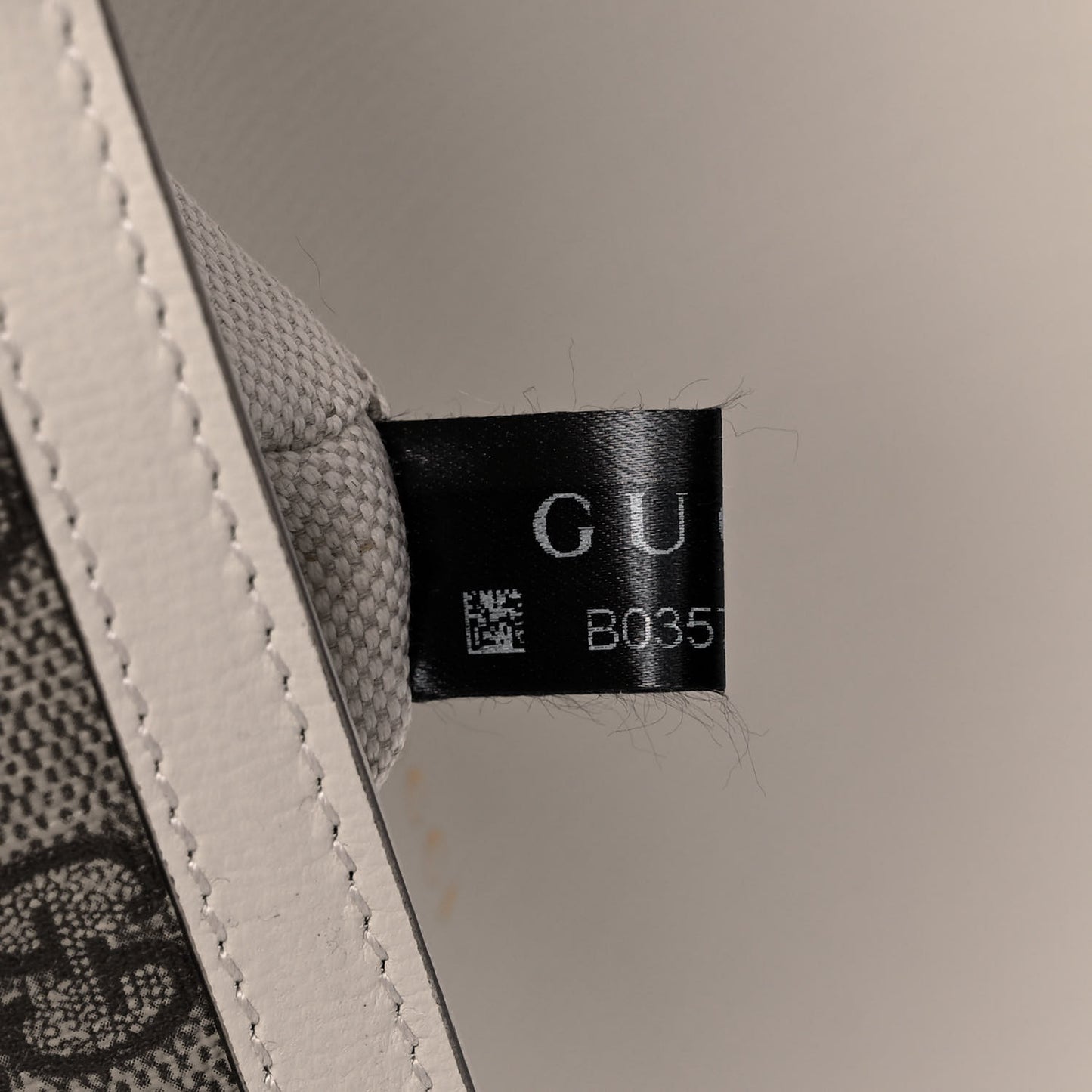 GG Supreme Monogram Web Mini Horsebit 1955 Shoulder Bag Beige Mystic White