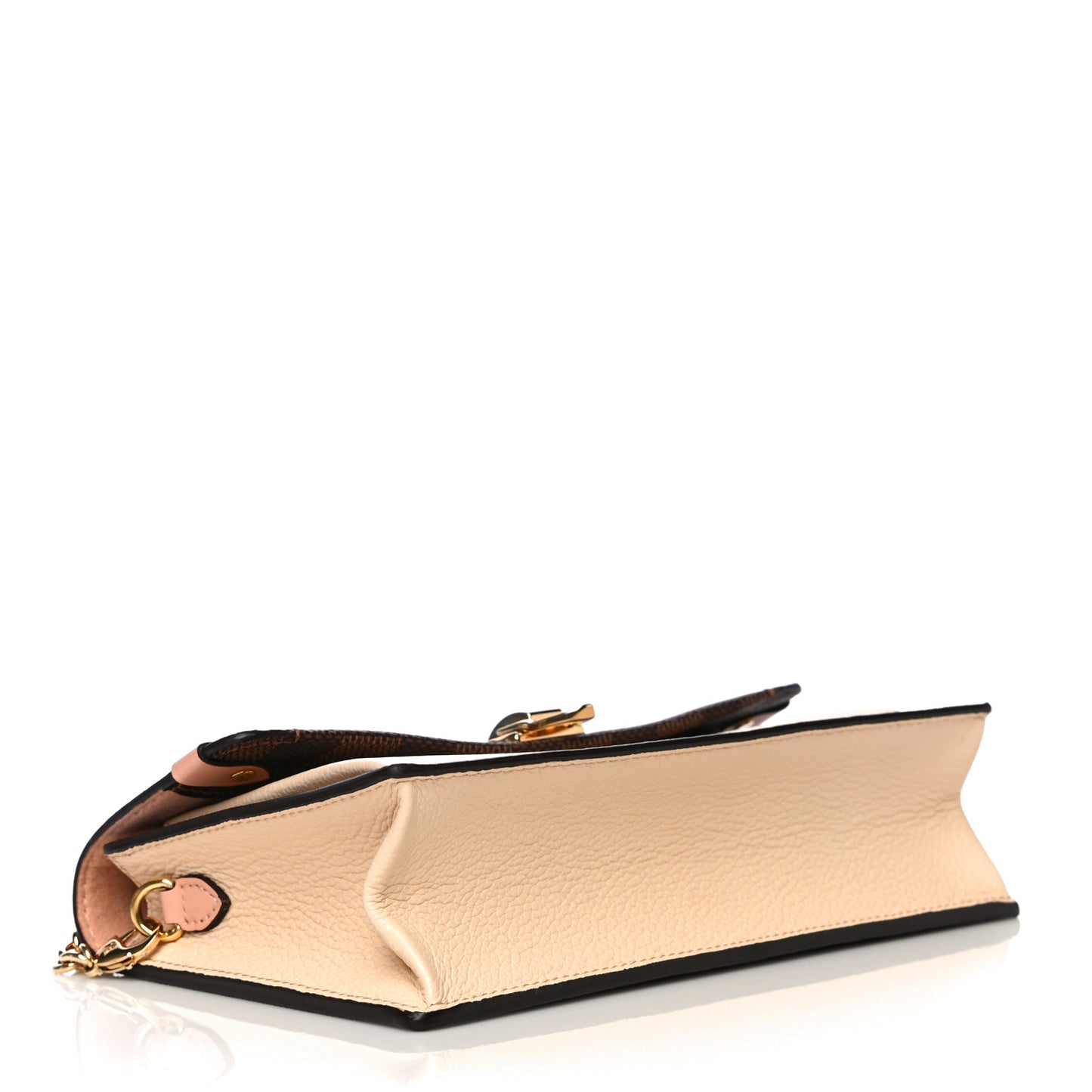 Damier Ebene Vavin Chain Wallet Creme