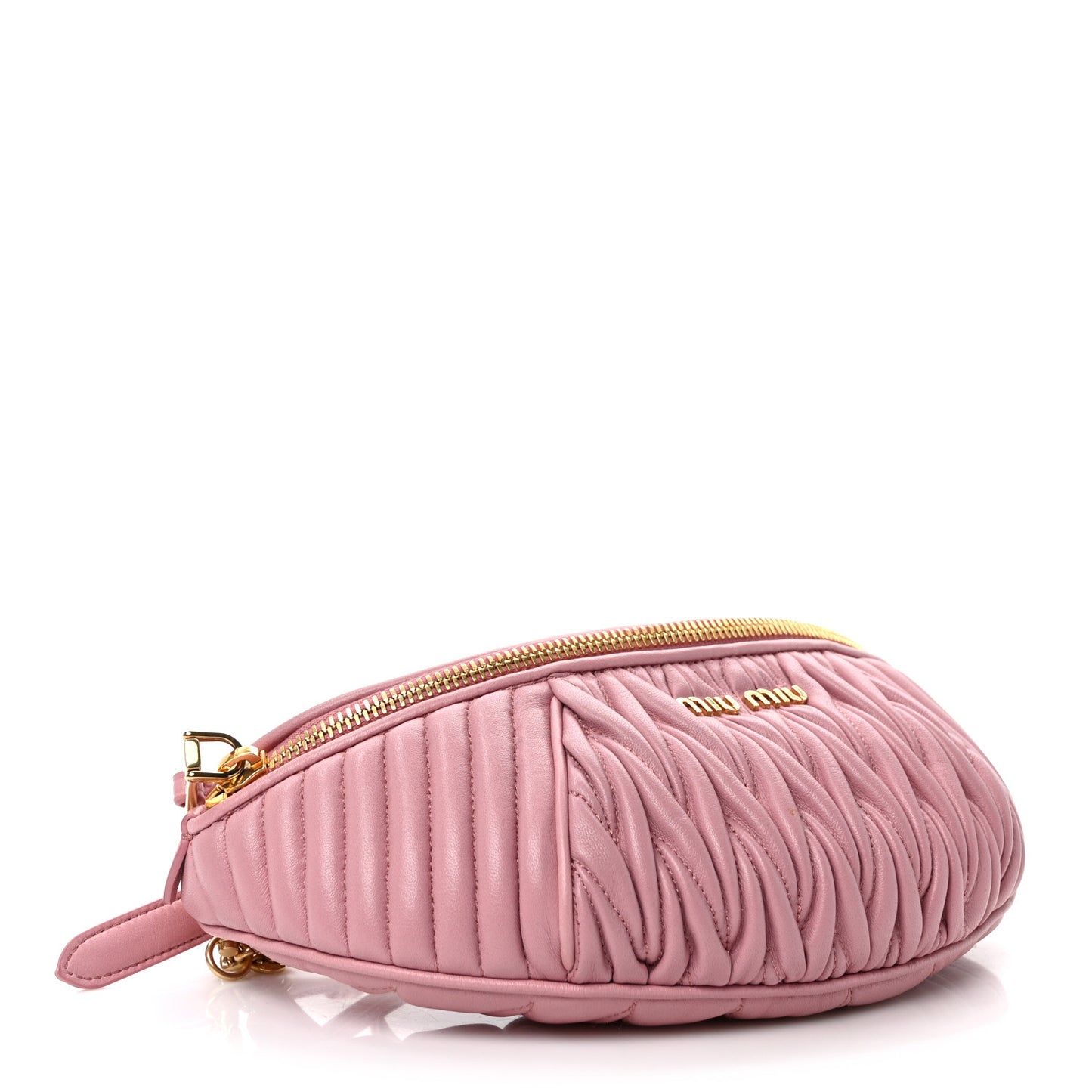 Nappa Matelasse Rider Belt Bag Orchid Pink