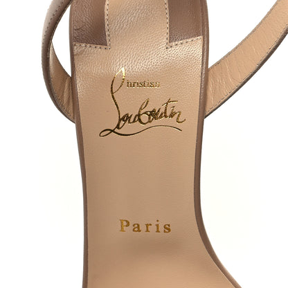 Christian Louboutin Nappa Loubi Girl 100 Sandals 39 Nude 7 of 8