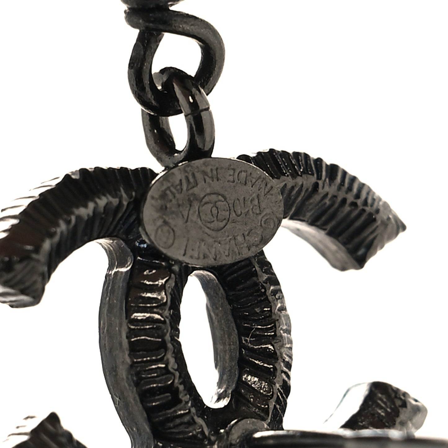 Ruthenium CC Drop Earrings