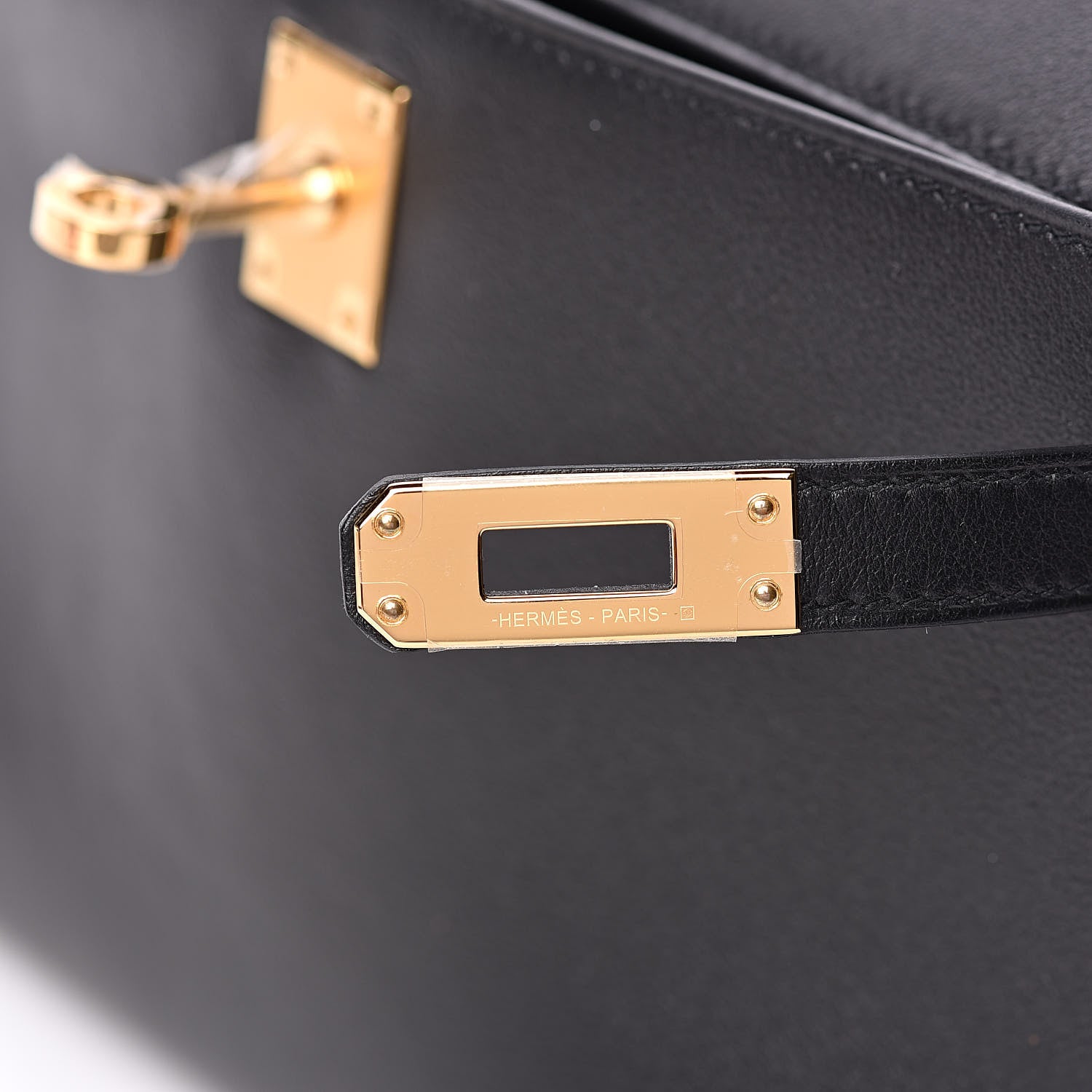Hermes Swift Kelly Pochette Clutch Black 18 of 24