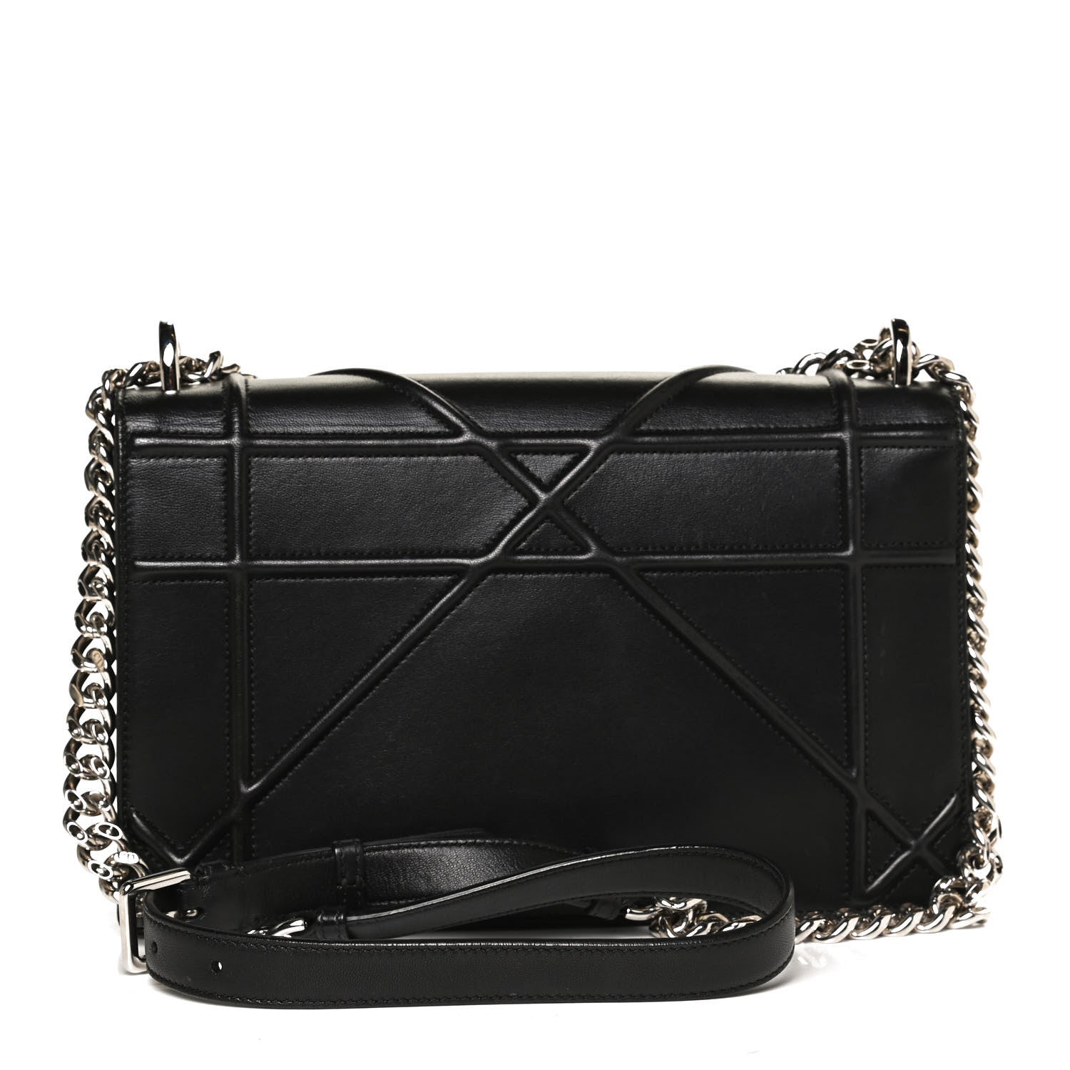 Christian Dior Lambskin Medium Diorama Flap Bag Black 3 of 12