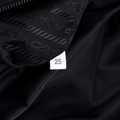 Prada Tessuto Nylon Saffiano Medium Backpack Black 6 of 10