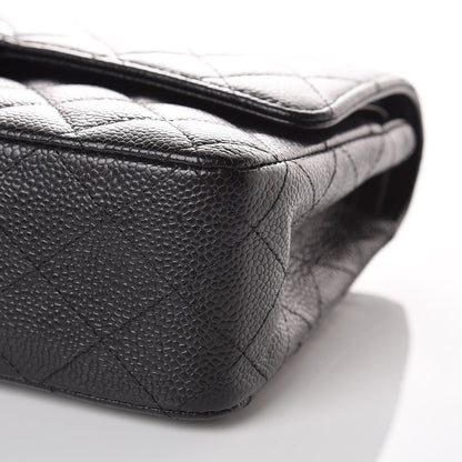 Chanel Caviar Quilted Medium Double Flap Black 11 of 11