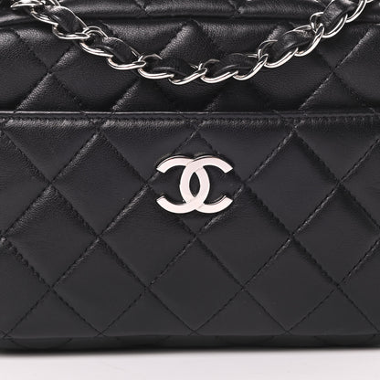 Chanel Lambskin Quilted Small Timeless Camera Case Black 8 of 11