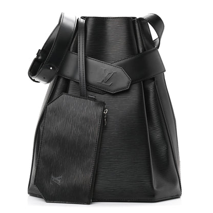 Louis Vuitton Epi Sac D'Epaule GM Black 1 of 12