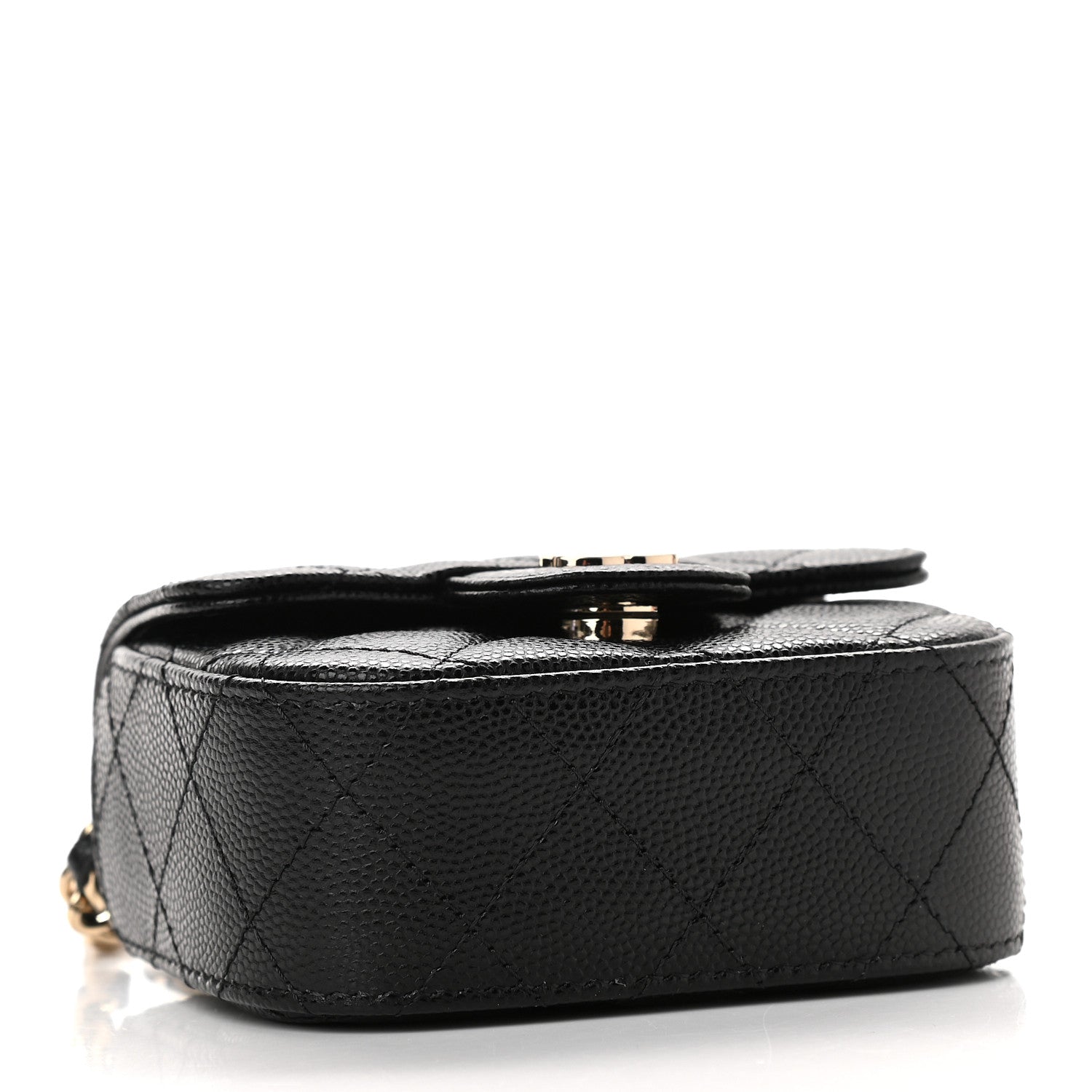 Chanel Caviar Quilted Mini Clutch With Chain Black 4 of 9