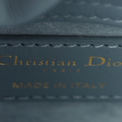 Christian Dior Lambskin Cannage Micro Lady Dior Cloud Blue 7 of 8