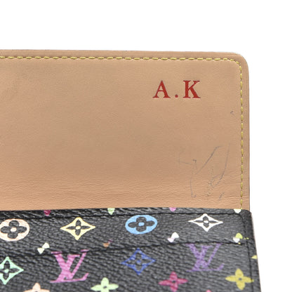 Louis Vuitton Monogram Multicolor Sarah Wallet Black Grenade 6 of 10