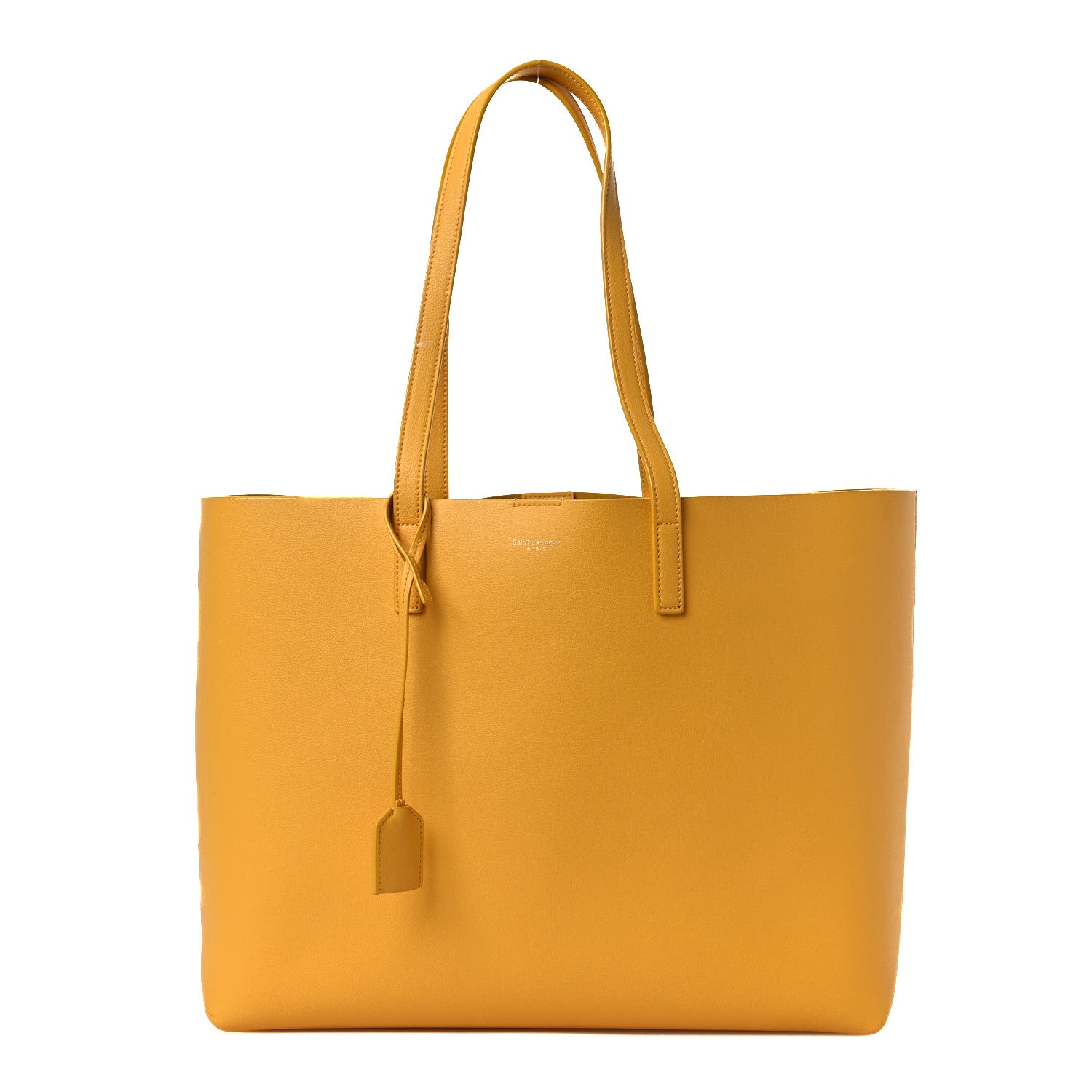 Saint Laurent Calfskin Large Shopping Tote Wheat 1 of 14